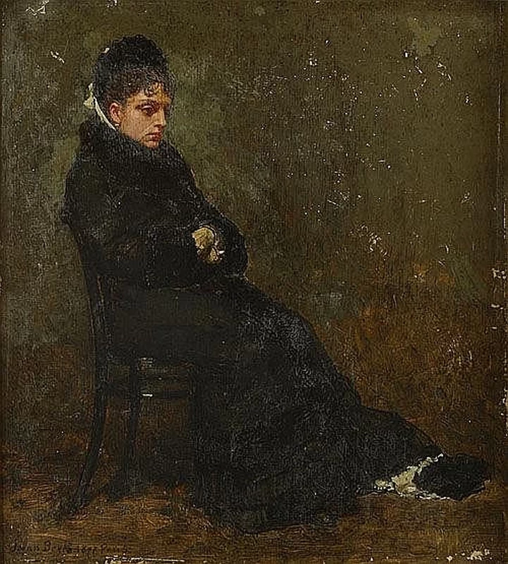 Donna seduta